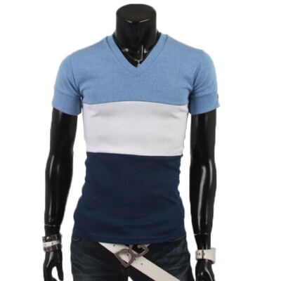 

Zogaa Mens T-Shirt Fashion V-neck All-matching