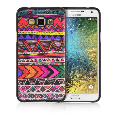 

MOONCASE Painted style Soft Flexible Silicone Gel TPU Skin Shell Back ЧЕХОЛ ДЛЯ Samsung Galaxy E7