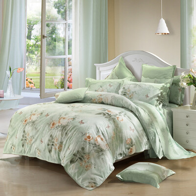 

Mercury Home Textiles Cotton Active Print Four Pieces Rose Bible Double 15m Bed