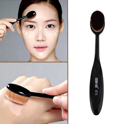 

Pro Cosmetic Makeup Face Powder Blusher Toothbrush Curve Brush Foundation Tool Black