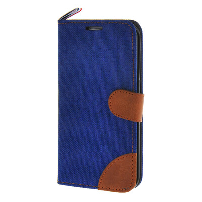 

MOONCASE Galaxy S6 Edge , Leather Wallet Flip Card Holder Pouch Stand Back ЧЕХОЛ ДЛЯ Samsung Galaxy S6 Edge Dark blue