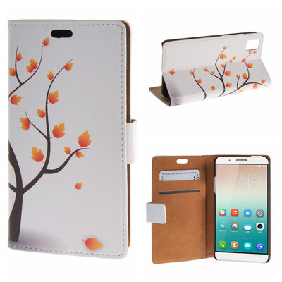 

MOONCASE for Huawei Honor 7i Case Flip Wallet Card Slot Stand Leather Folio Pouch Case Cover /a19