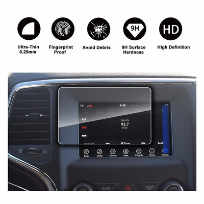 

2018 Jeep Grand Cherokee Uconnect 70 14987 5R angle navigation screen protector