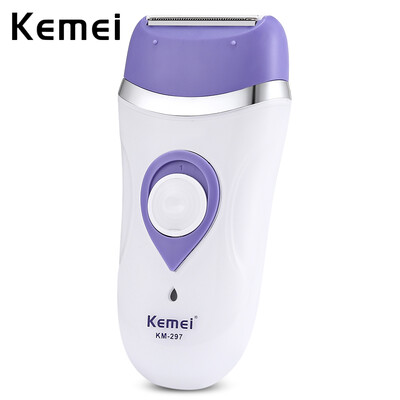 

Kemei KM - 297 Lady Body Electric Shaver 3-in-1 Hair Removal Fully Washable Rechargeable Epilator