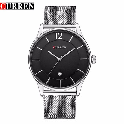 

CURREN 8231 Fashion Casual Quartz Watch men Complete Calendar Water Resistant Luxury Brand relogio masculino