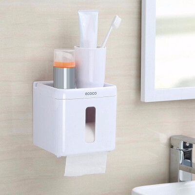 

Toilet Paper Towel Storage Box Punch-Free Reel Multi-Purpose Racks