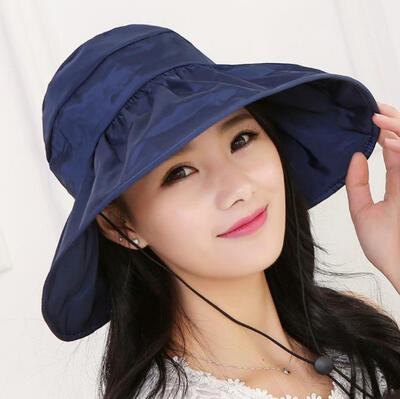 

Hats along the beach Ms Summer visor mothproof outdoor collapsible sun hat