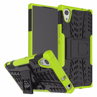 

Goowiiz Phone Case For Sony Xperia XA1XA1 PlusXA1 Ultra Armor Tire Texture Rugged Protection PCTPU Full Protection