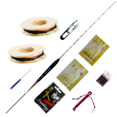 

Hermit YinShi Taiwan fishing rod line group 5.4 m +6.3 m + drift + accessories combination set floating drift line group set of accessories