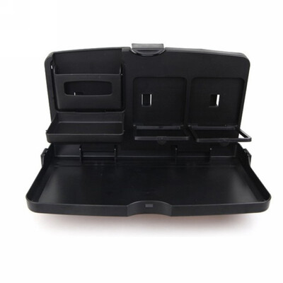 

Foldable Meal Plated Tray Vehicle Car Back Seat Food Desk Drink Coffee Cup Holder