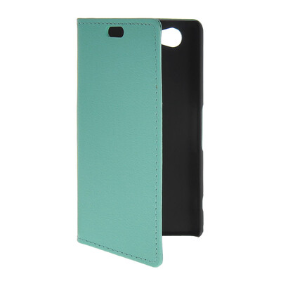 

MOONCASE Slim Leather Flip Wallet Card Pouch with Kickstand Shell Back Case Cover for Sony Xperia A2 Mint Green