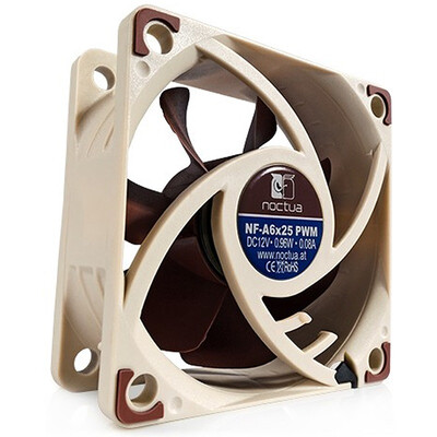 

Noctua NF-A6x25 PWM Premium Quiet Fan 3-Pin 60mm Brown