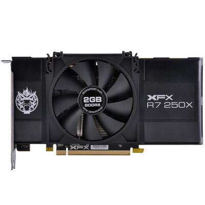 

XFX R7 250X 2G Black Wolf Six Screen 950 / 5000MHz 128bit DDR5 graphics card