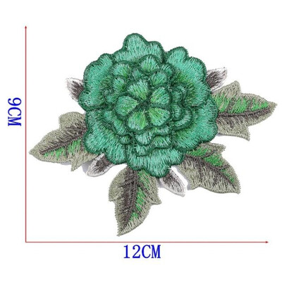 

1 Pcs New Brand 3D Patches Big Red Rose Flower Embroidered Patch DIY Iron On Sew On Fabric Repair Clothing For Wedding Patches