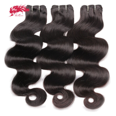 

Ali Queen Hair Young Girl Brazilian Body Wave Hair Extensions 100 Human Hair Weave 3 Bundles 14-26 inch Virgin Hair