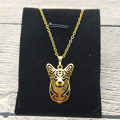 

New Pembroke Welsh Corgi Necklace Trendy Style Welsh Corgi Pendant Necklace Women Fashion Pet Jewellery Animal Dog Jewellery