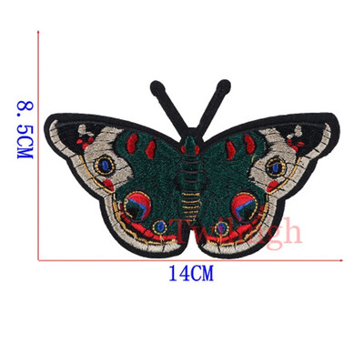 

1 Pcs Flowers Patches Embroidered Sticker Sew On Iron On Patch Retro Style Flower Applique DIY Clothes Repair Badges For Wedding