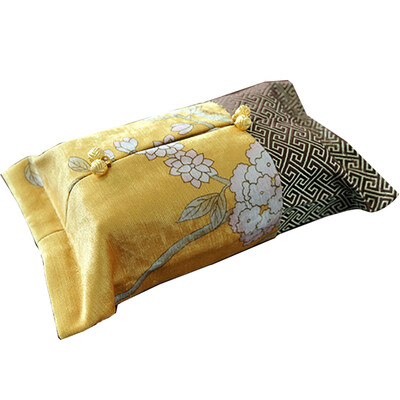 

Freeshipping Cotton Traditional Customized Wedding Room Car Hotel Bedding Decorative Embroidery Tissue Box Napkin Holder Cover