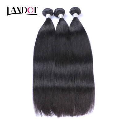 

9A Indian Virgin Hair Straight 100 Human Hair Weaves 3 Bundles Lot Unprocessed Indian Straight Remy Hair Extensions Natural Black