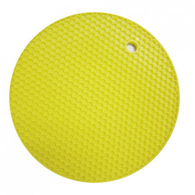 

Cntomlv 18cm Round Silicone Non-slip Heat Resistant Mat Coaster Cushion Placemat Pot Holder Kitchen Accessories