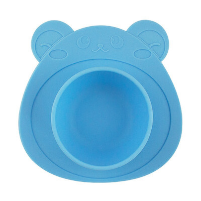 

Kids Children Baby Plate 100 Silicone Dishes Bowl With Suction Cup Silicone Feeding Food Pratos Tray Dishes For Baby Toddler