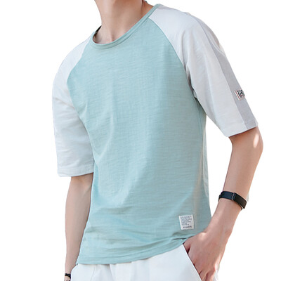 

Damaizhang Brand Designer Men T-shirt Summer Solid Color Cool Short Sleeve Slim Fit Hip Pop tshirt Mens Clothing