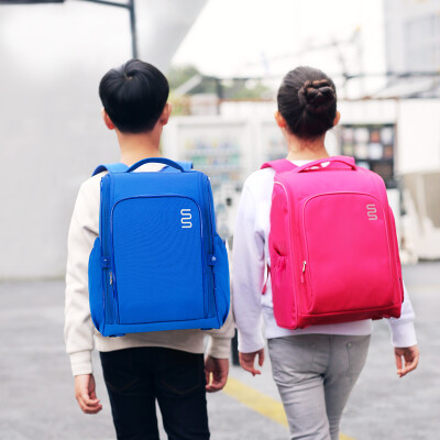 

Xiao Yang YANG primary school students reduce the burden of the big mouth 1-3 grade boys&girls shoulder bag children backpack Y2714 rose red