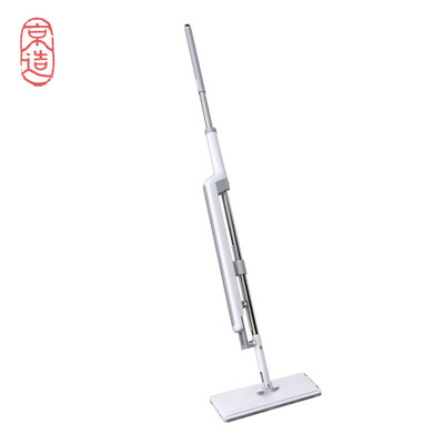 

Beijing made hand-washed flat mop lazy mop eluted one light gray&sent 3 microfiber mop