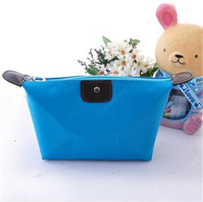 

simple dumpling cosmetic bag elegant folding bag waterproof bag washing cosmetics package
