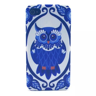 

MITI 2015 clearly elephants OWL cell phone cases for apple iPhone 4 4s case luxury Transparent hard plastic shell back cover