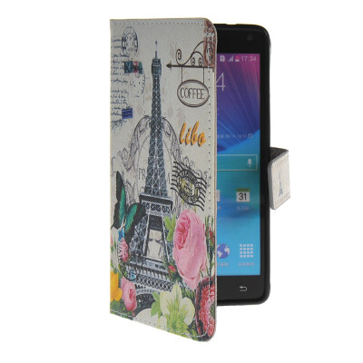 

MOONCASE Pattern Style Leather Side Flip Wallet Card Slot Pouch Stand Shell Back Case Cover For Samsung Galaxy Note 4 N9100