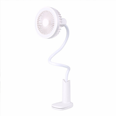

Portable USB Fan flexible with LED light 2 Speed Adjustable Cooler Mini Fan Handy Small Desk Desktop USB Cooling Fan for child