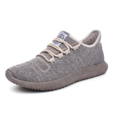 

2018 mesh breathable fly-woven men shoes Simple sports men running shoes