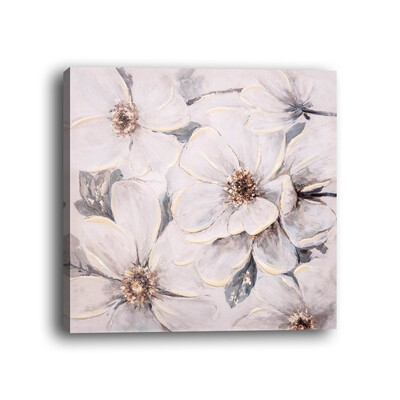 

Framed canvas modern living room bedroom background wall abstract flower decorative painting