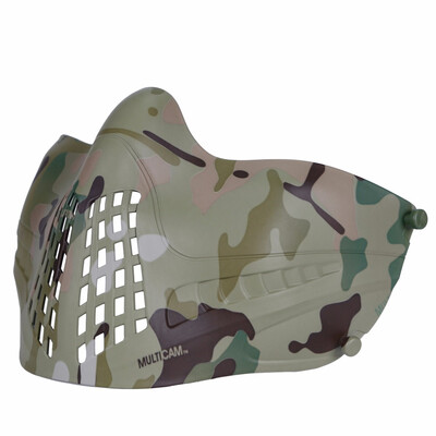 

Tactical Helmet Version Half Lower Face Mask Protective ARC Rails Bi-service of Head & Fast Helmet Mask CS Airsoft Game