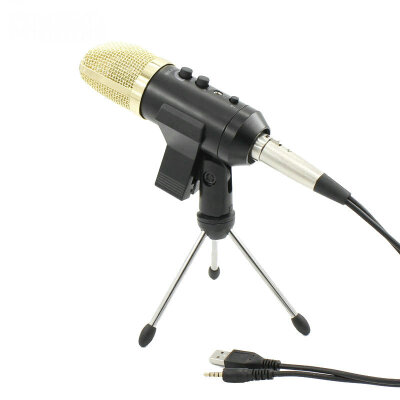 

MK-F400TL Studio Microphone USB Condenser Sound Recording Add Stand Free Driver For Mobile Phone Computer