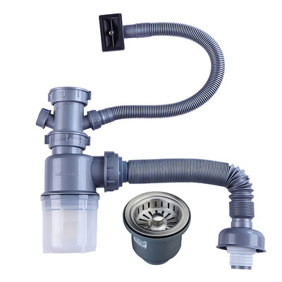 

Submarine CSQ-11 sink basin water pipe kitchen sink basket under the water pipe set kitchen accessories