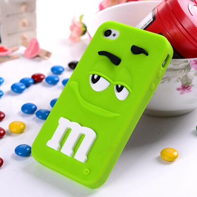 

Cute Humorous Funny 3D Soft Silicone Rubber Skin Cover Case For iPhone 6 GREEN