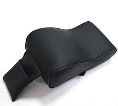 

KAWOSEN PU Leather Car Armrest Pad Memory Foam Universal Auto Armrests Covers with Phone Pocket for VWBMWAUDIHonda