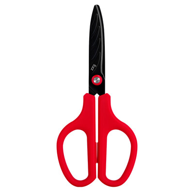 

Fizz upgraded Teflon scissors anti-stick stainless steel scissors boutique skin sense series office supplies light blue FZ212002