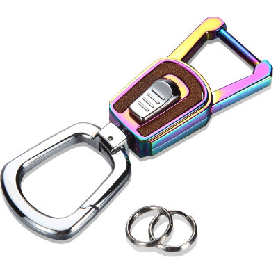 

Authentic zobo car keychain 360° rotatable portable hanging waist key ring ZB-932 colorful car gift gift