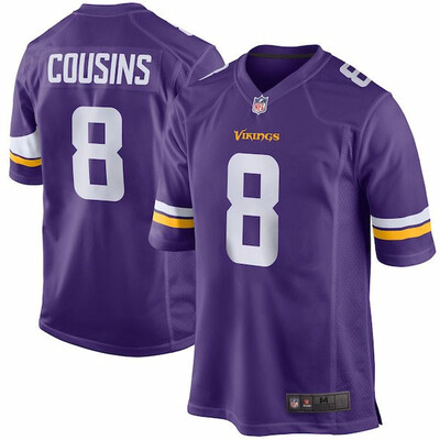 

Mens Minnesota Vikings Kirk Cousins Nike White Game Jersey