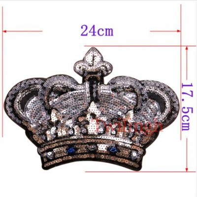 

twilingh Patches Sewing Iron-On Accessories Patchworks Magic Mirror Embroidered Sequined Patches For Clothing