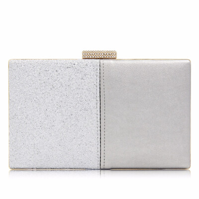 

Milisente 2018 New Arrival Top Quality PU Ladies Evening Bags Splice Clutch Women Purse Female Clutches Girls Wedding Bag