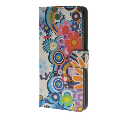 

MOONCASE Flower style Leather Wallet Flip Card Slot Stand Pouch чехол для ASUS Zenfone 5 A501CG A01