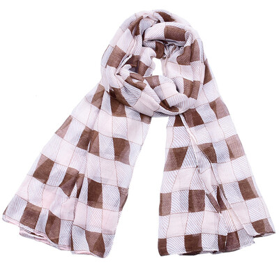 

Jeouly plaid scarves women blanket Echarpes Foulard Femm long voile scarf sunscreen shawls black hijab wraps cachecol marcas