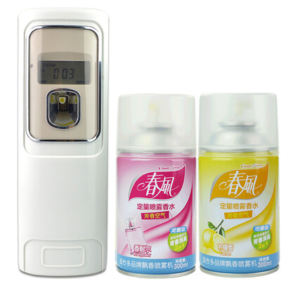 

Spring air freshener automatic aerosol dispenser perfume liquid crystal B 2 bottle perfume toilet deodorant deodorant flavoring machine