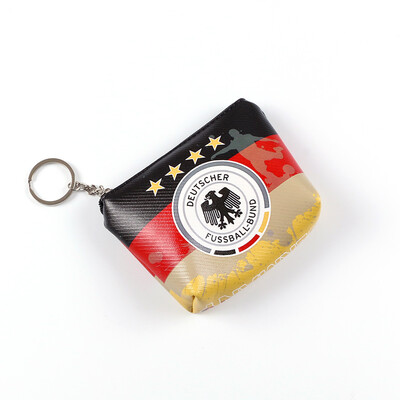 

Change Purse Russia World Cup 2018 Brazil Argentina Spain Flag Pattern PU Leather Small Wallet Bag Pouch 12 x 9 cm