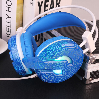 

Bursting pattern luminous breathing lamp competition game anti violent competitive headset