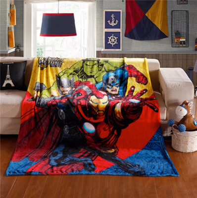 

Cntomlv hot sale DIY avengers boys bedding set duvet cover bed sheet pillow cases twin single size